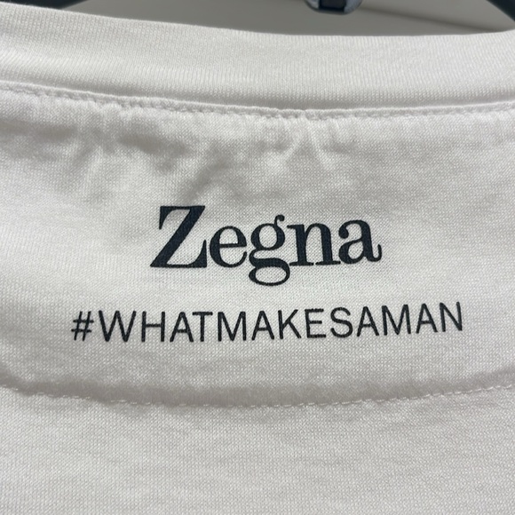 Zegna What Makes A Man Shirt Size XL White Rare 2019 Campaign Love Makes A Man - Picture 13 of 16